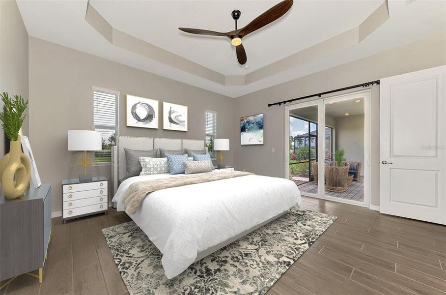 Furnished interior view inside a new home in Wellen Park Golf & Country Club, Venice (Image 11). Furnished interior view inside a new home in Wellen Park Golf & Country Club, Venice (Image 11).