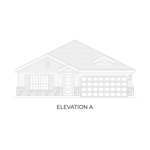 Representative rendering of the exterior for the Monroe F by First Texas Homes (Image 3).