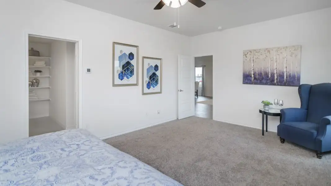 Furnished interior view inside a new home in Liberty Crossing, Royse City (Image 12).