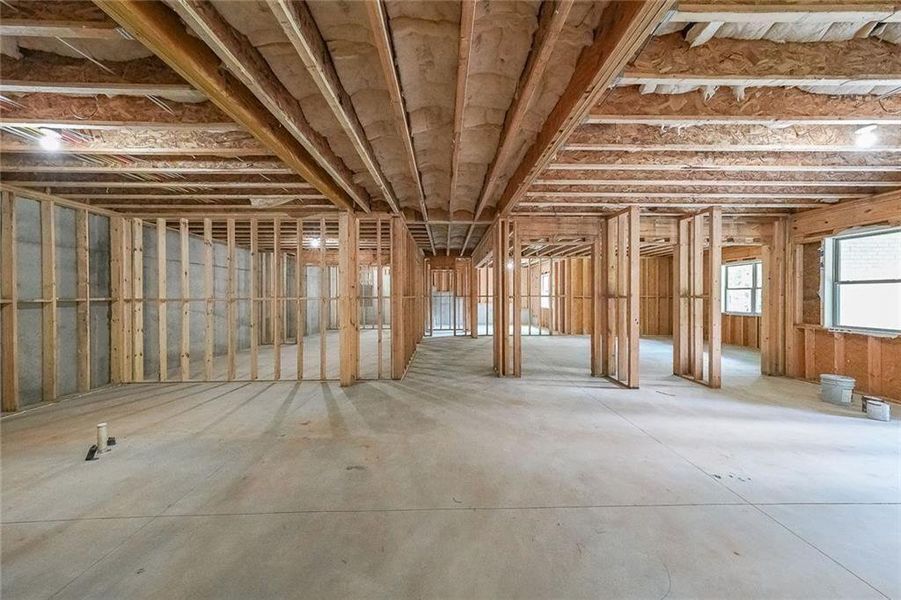In-progress construction of a new home in , Buford, GA (Image 34).