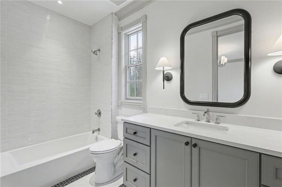 Furnished interior view inside a new home in , Clarkesville (Image 10).