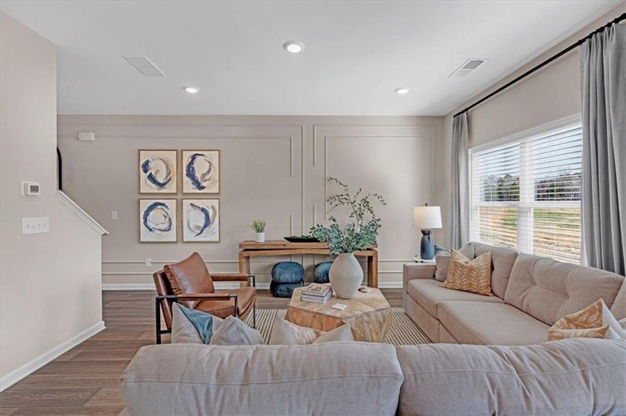 Furnished interior view inside a new home in Salacoa, Calhoun (Image 10).