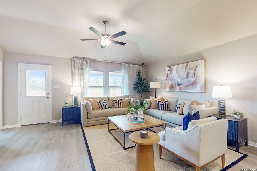Furnished interior view inside a new home in Agave, San Antonio (Image 9).