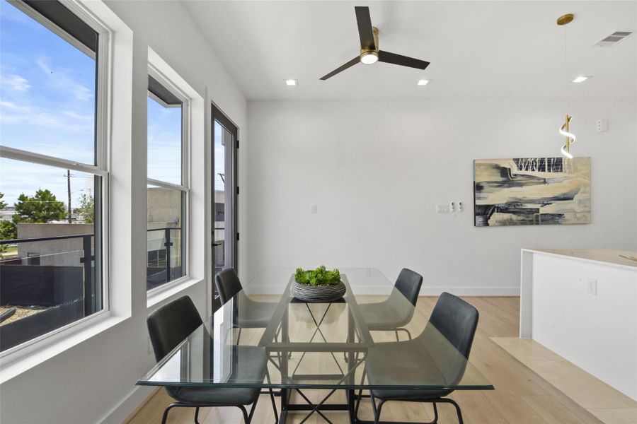 Furnished interior view inside a new home in , Houston (Image 6). Furnished interior view inside a new home in , Houston (Image 6).