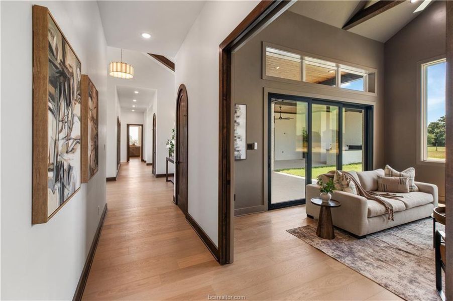 Furnished interior view inside a new home in , Bryan (Image 25).