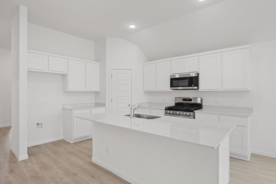 Furnished interior view inside a new home in Trinity Ranch, Elgin (Image 17).