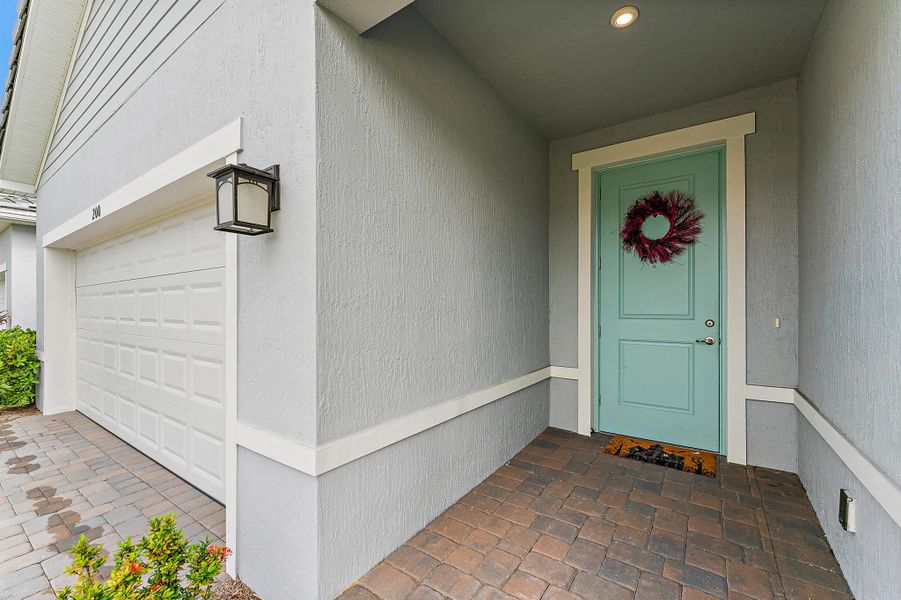 Exterior details and patio area of a home in Banyan Bay, Stuart (Image 42).