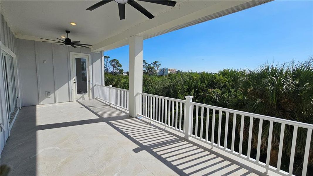 Exterior details and patio area of a home in , Englewood (Image 3).