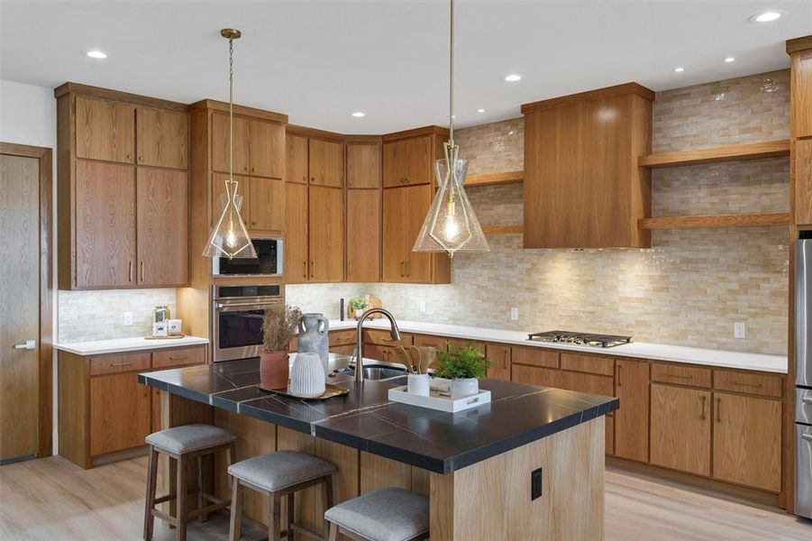 Furnished interior view inside a new home in , Willow Park (Image 16).