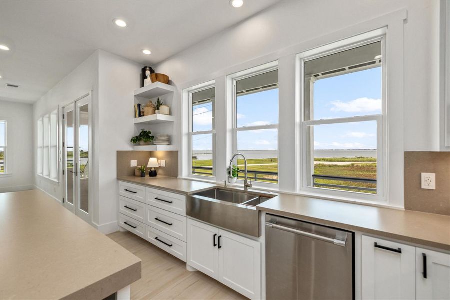 Furnished interior view inside a new home in , Galveston (Image 13).