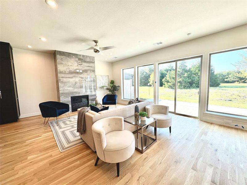 Furnished interior view inside a new home in , Heath (Image 5).
