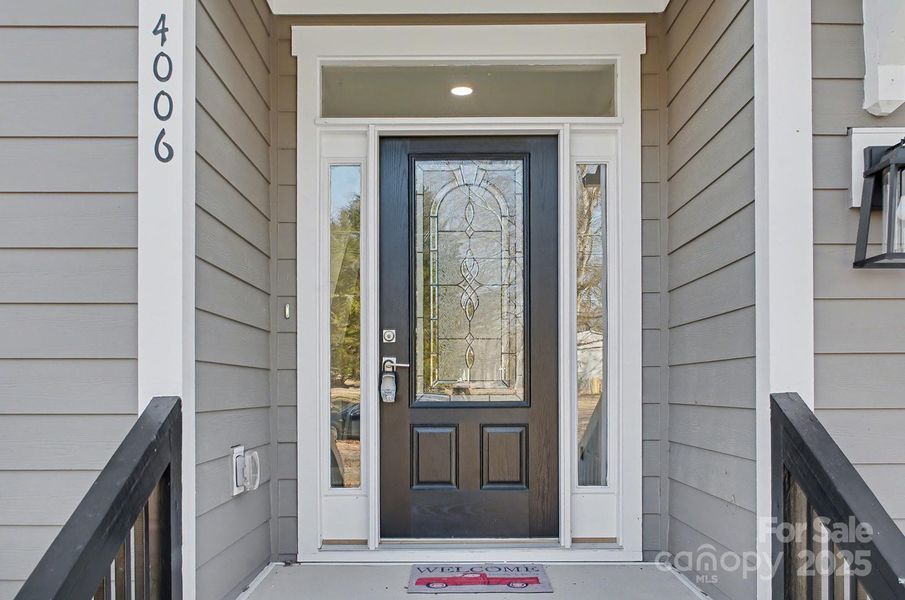Exterior details and patio area of a home in , Matthews (Image 4).