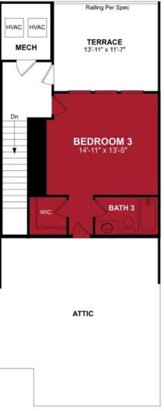 Beazer Homes Bayside Caspian plan