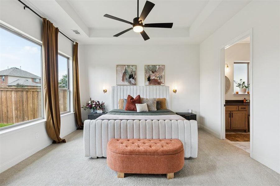 Furnished interior view inside a new home in , Rowlett (Image 26).