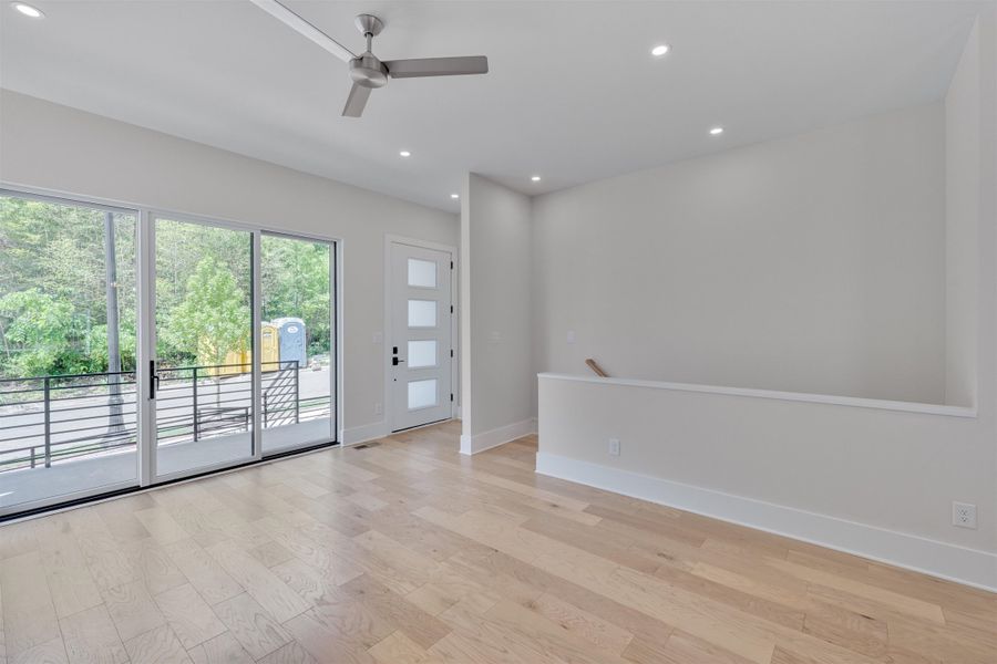 Sliding Door to Front Covered Porch