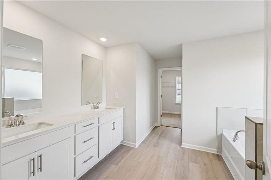 Furnished interior view inside a new home in Westmont Preserve, Powder Springs (Image 10).