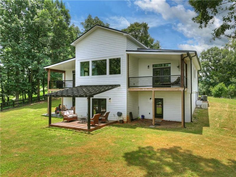 Exterior details and patio area of a home in , Ellijay (Image 3). Exterior details and patio area of a home in , Ellijay (Image 3).