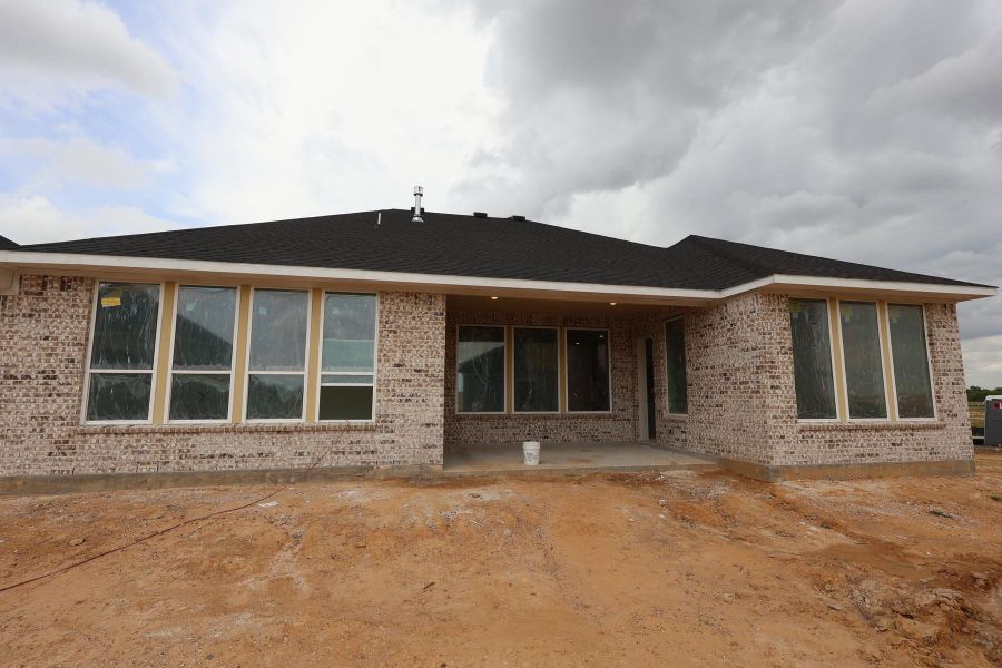 In-progress construction of a new home in Dunham Pointe, Cypress, TX (Image 37).