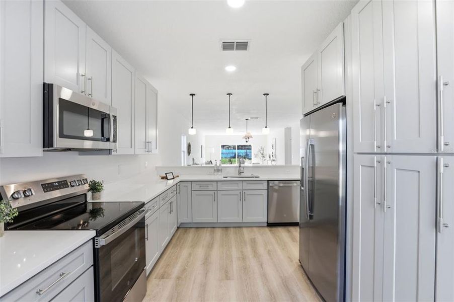 Furnished interior view inside a new home in , Leesburg (Image 10).