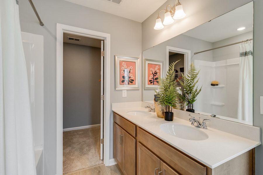 Representative furnished interior of a home built from the Laurens - Genesis Value Collection by Mungo Homes in Sloan Station, Charlotte (Image 6).