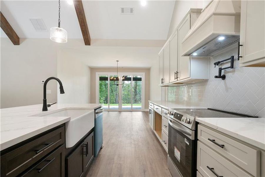Furnished interior view inside a new home in , Carrollton (Image 7).