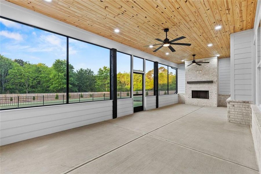 Exterior details and patio area of a home in , Bethlehem (Image 35).