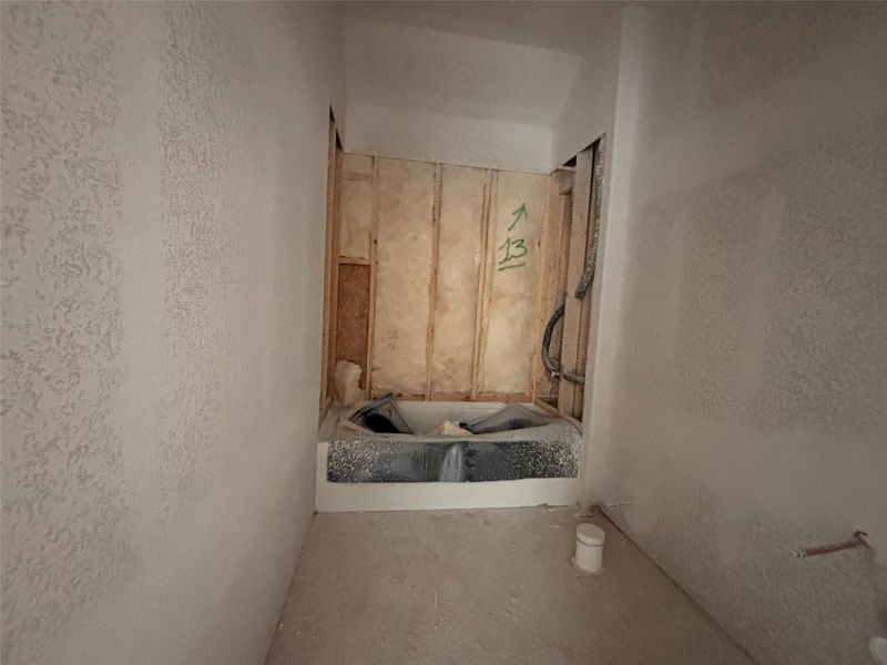 Actual progress of your home.