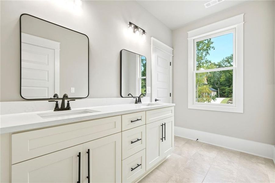 Furnished interior view inside a new home in , Flowery Branch (Image 15).