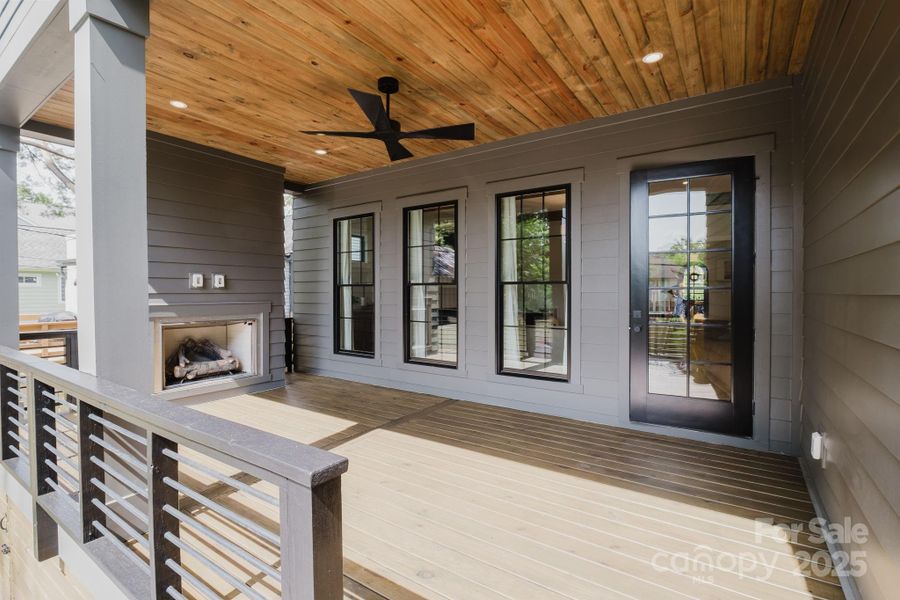 Exterior details and patio area of a home in , Charlotte (Image 3).