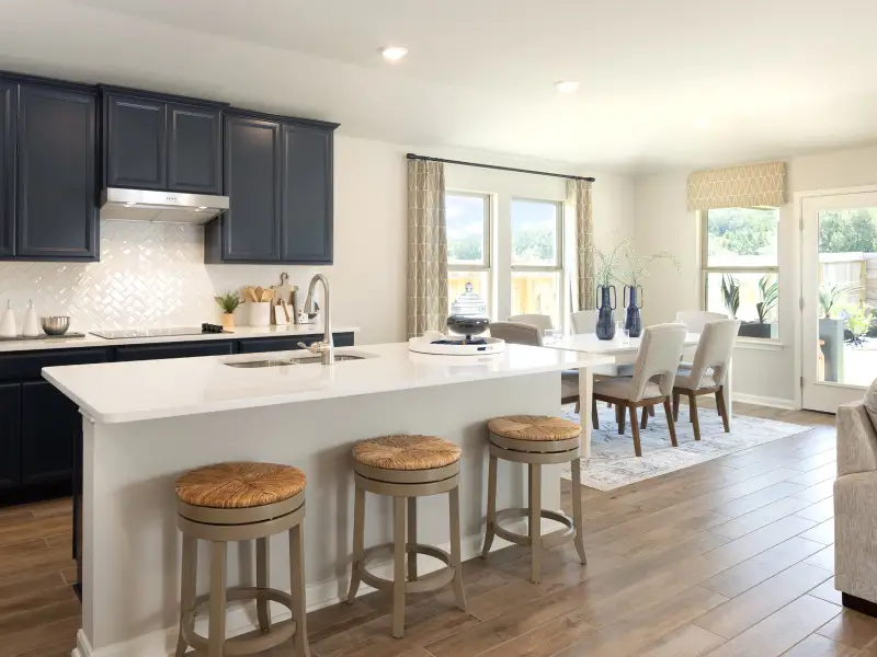 Furnished interior view inside a new home in Fox Falls, Boerne (Image 3).