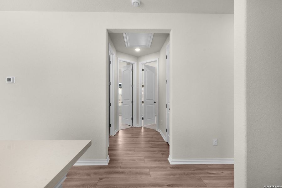 Spacious, unfurnished interior of a new home in Clear Creek, New Braunfels (Image 19).