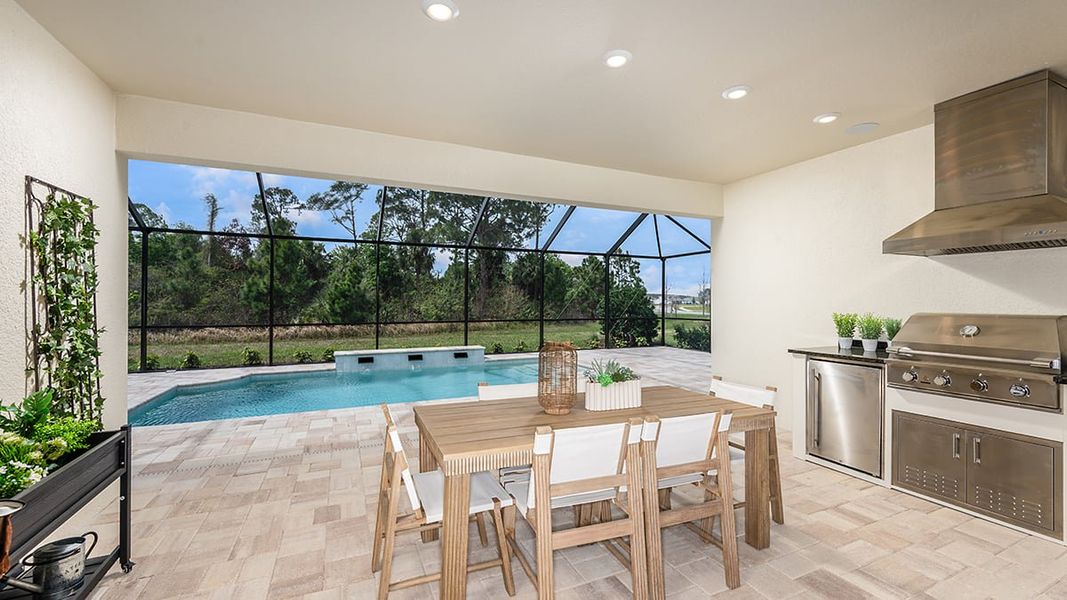 Representative exterior details of a home built from the Bradley by Taylor Morrison in Coasterra Community Group Page, Palmetto (Image 3).