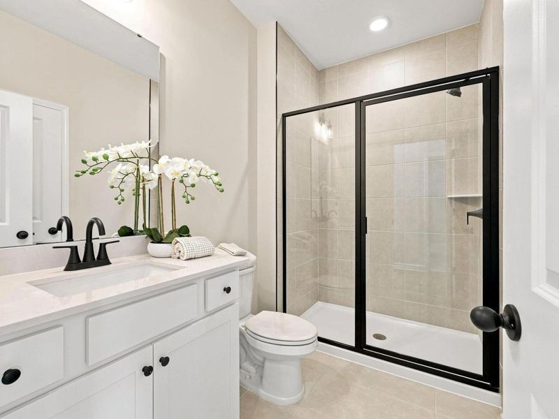 Furnished interior view inside a new home in Forestville Yard, Knightdale (Image 16).