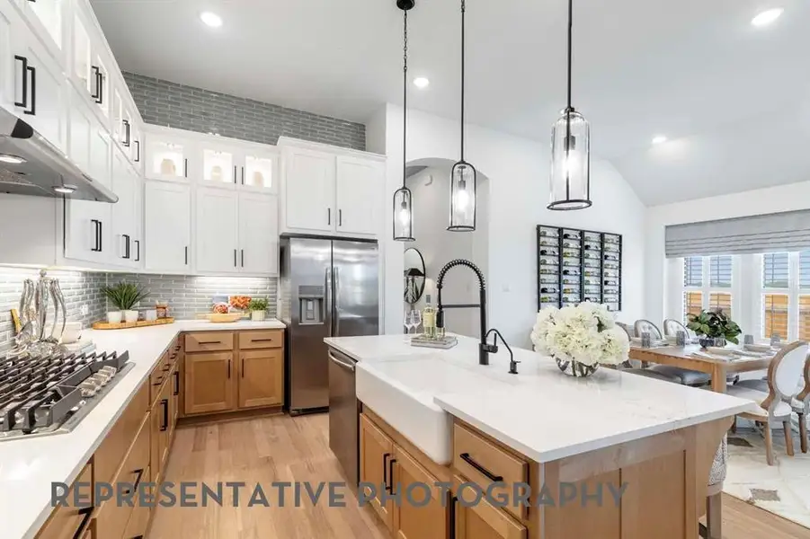 Furnished interior view inside a new home in Meraki, Forney (Image 5).