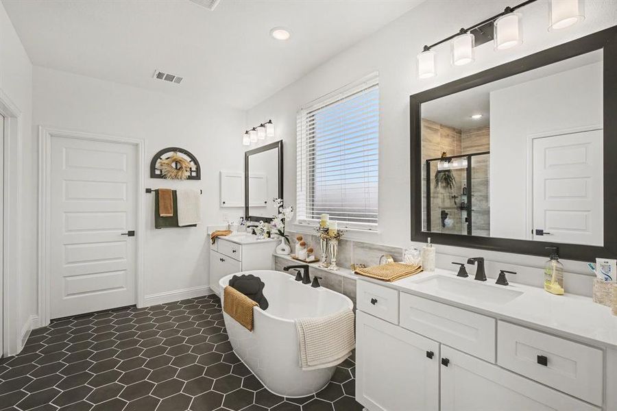 Furnished interior view inside a new home in Silo Mills, Joshua (Image 12).