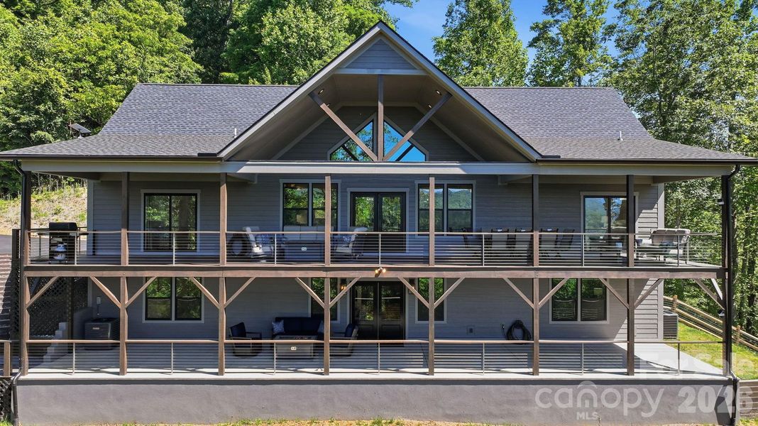 Exterior details and patio area of a home in , Waynesville (Image 23). Exterior details and patio area of a home in , Waynesville (Image 23).