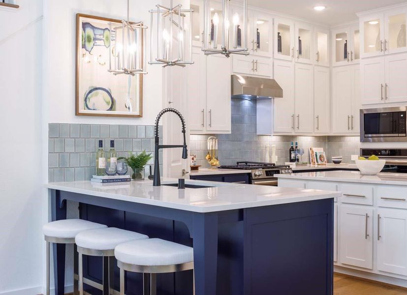 Furnished interior view inside a new home in Woodforest Townhomes, Montgomery (Image 16).