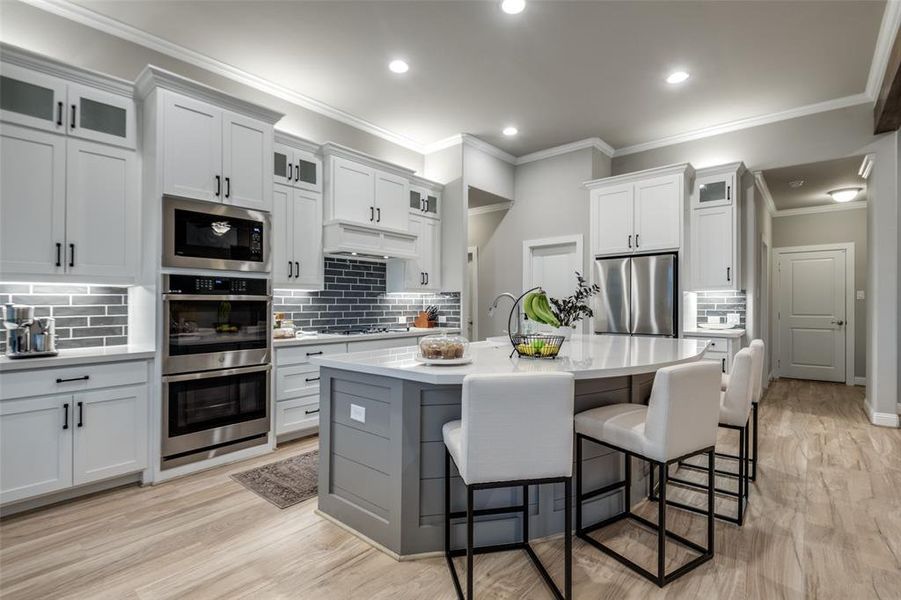 Furnished interior view inside a new home in Lynx Hollow Estates, Forney (Image 28).