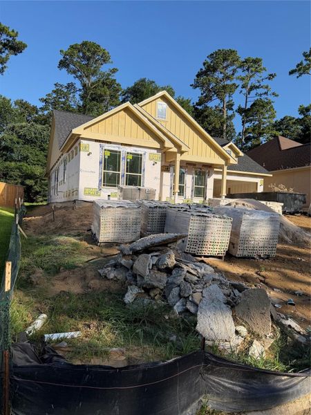 In-progress construction of a new home in , Montgomery, TX (Image 18). In-progress construction of a new home in , Montgomery, TX (Image 18).