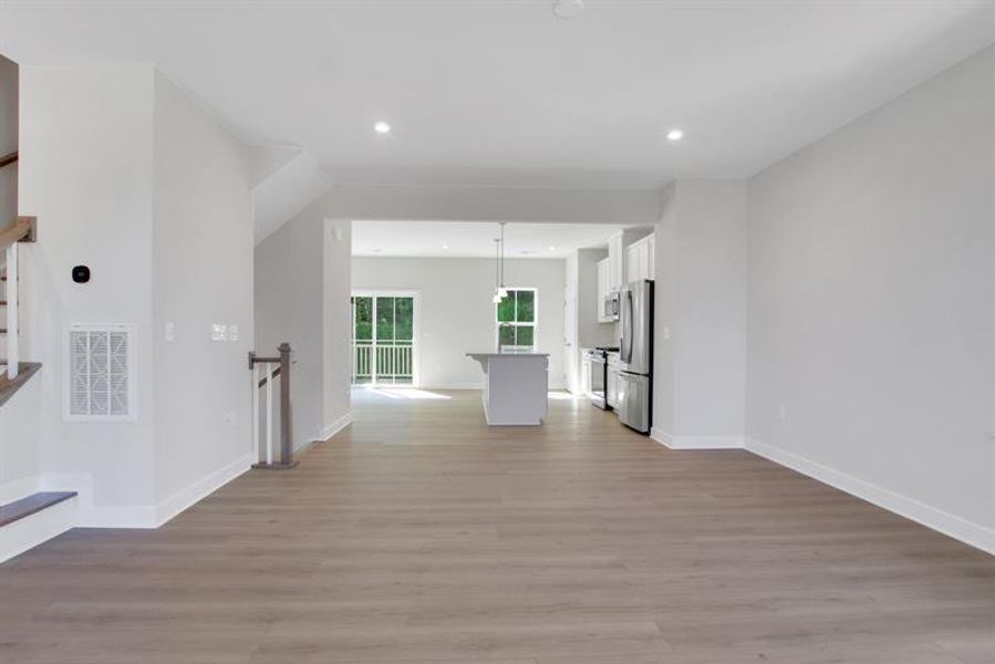 Spacious, unfurnished interior of a new home in Park Ridge at Sugar Hill, Sugar Hill (Image 11). Spacious, unfurnished interior of a new home in Park Ridge at Sugar Hill, Sugar Hill (Image 11).