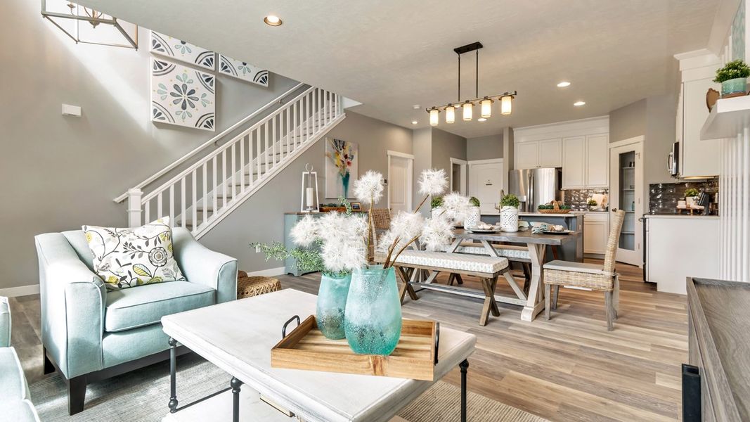 Furnished interior view inside a new home in , Salem (Image 16).