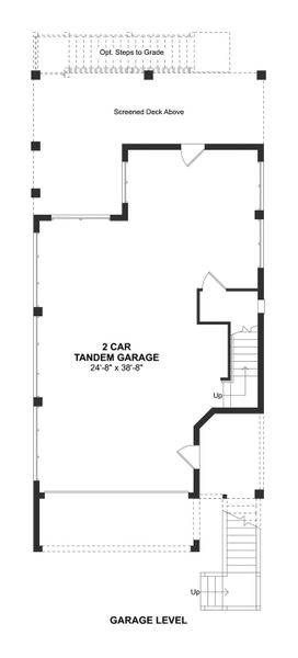 2D floor plan layout for the The Palm by K. Hovnanian® Homes in Sandy Oaks, Hilton Head Island, SC (Image 13).