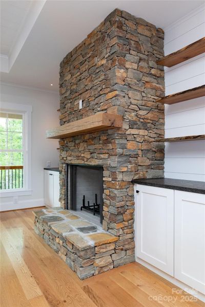 Stone Fireplace, Built-ins Stone Fireplace, Built-ins