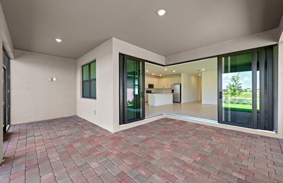 Exterior details and patio area of a home in Del Webb Naples, Immokalee (Image 4).
