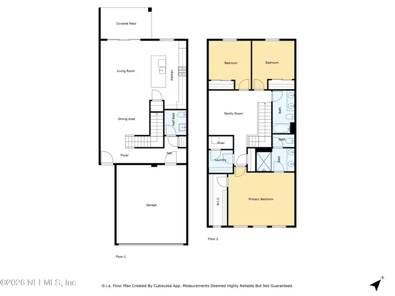 2D floor plan layout of this home in , St. Augustine, FL (Image 3).