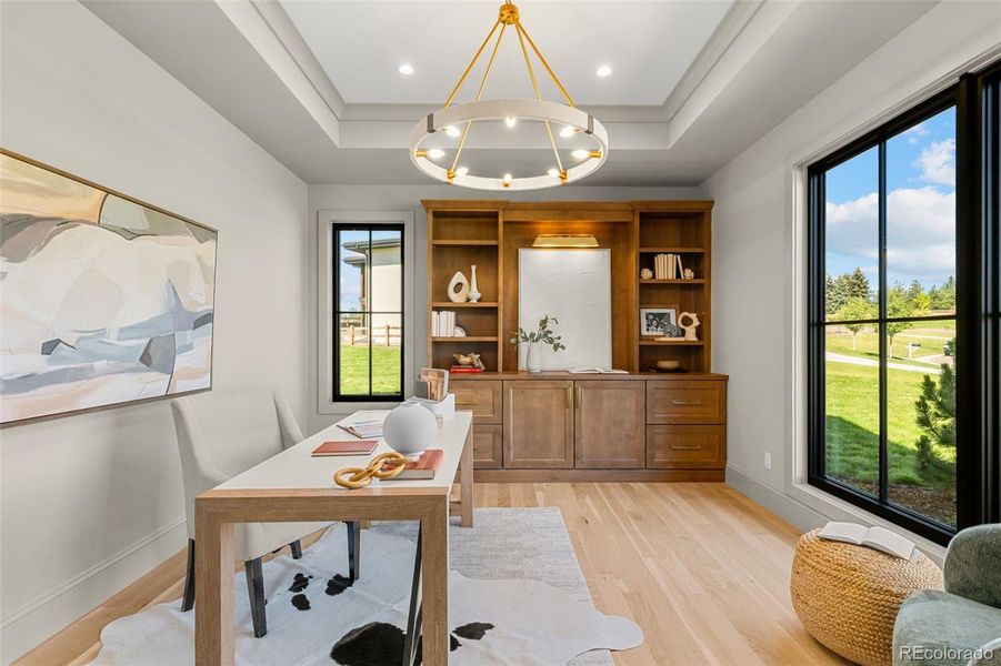 Furnished interior view inside a new home in , Greenwood Village (Image 3). Furnished interior view inside a new home in , Greenwood Village (Image 3).