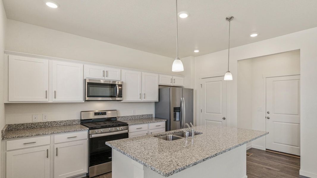 Furnished interior view inside a new home in Silver Peaks, Lochbuie (Image 7).