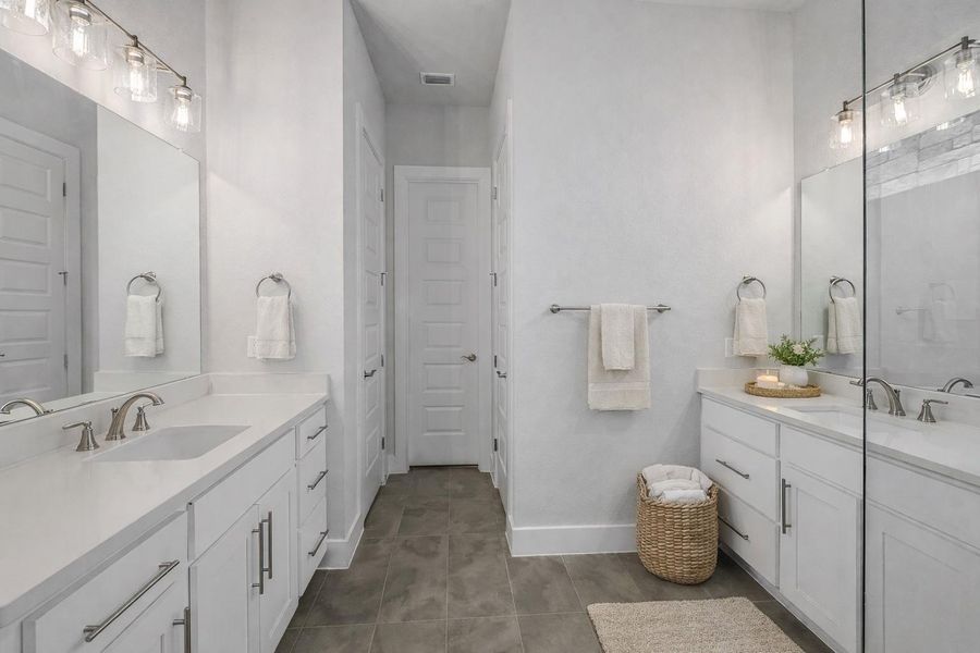 *Virtually Staged Primary Bath*