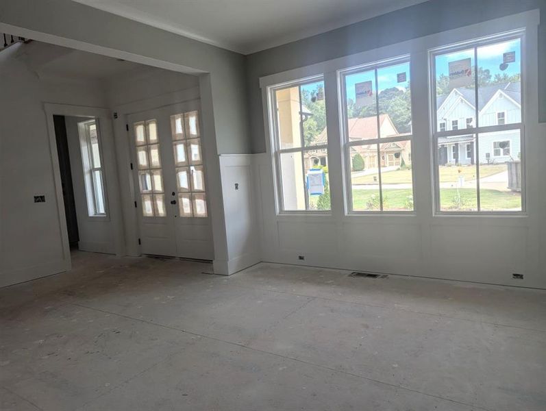 In-progress construction of a new home in White Post on Lake Lanier, Gainesville, GA (Image 18).