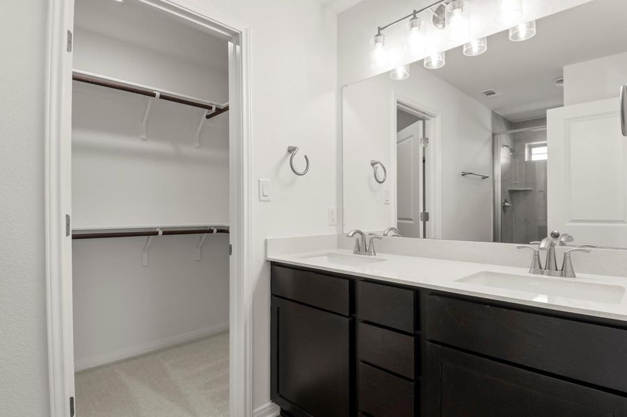 Furnished interior view inside a new home in Blanco Vista, San Marcos (Image 9).